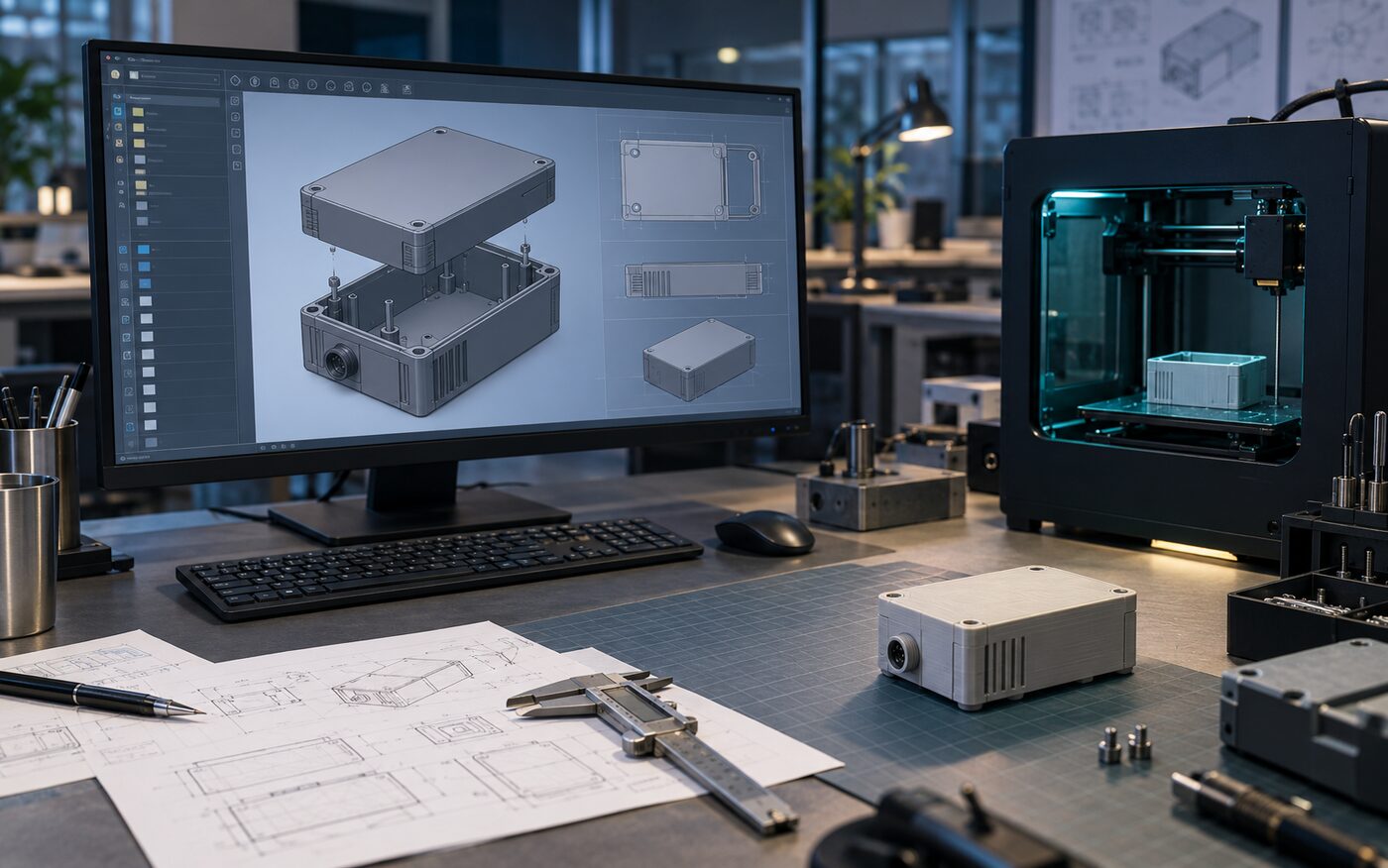 CADと3Dプリンターによる設計代行